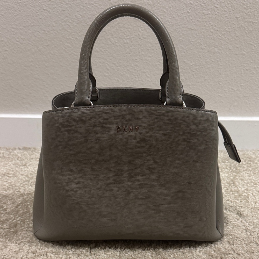 DKNY Taupey Grey Satchel Bag